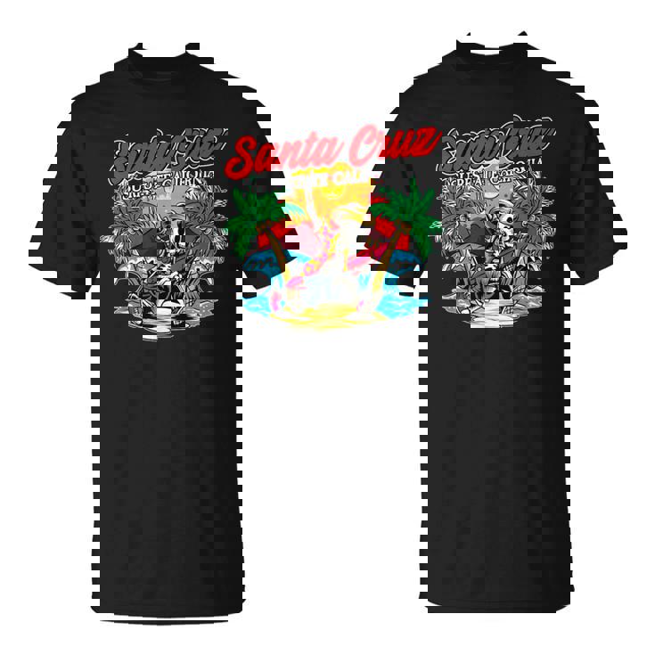 ヴィンテージ サーファー カリフォルニア I レトロ サンタクルーズ カリフォルニア Tシャツ