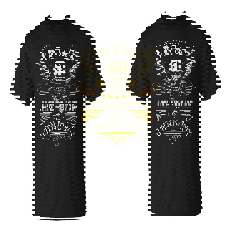 ヴィンテージ 限定版 おもしろ 60歳 ギフト 還暦 Tシャツ