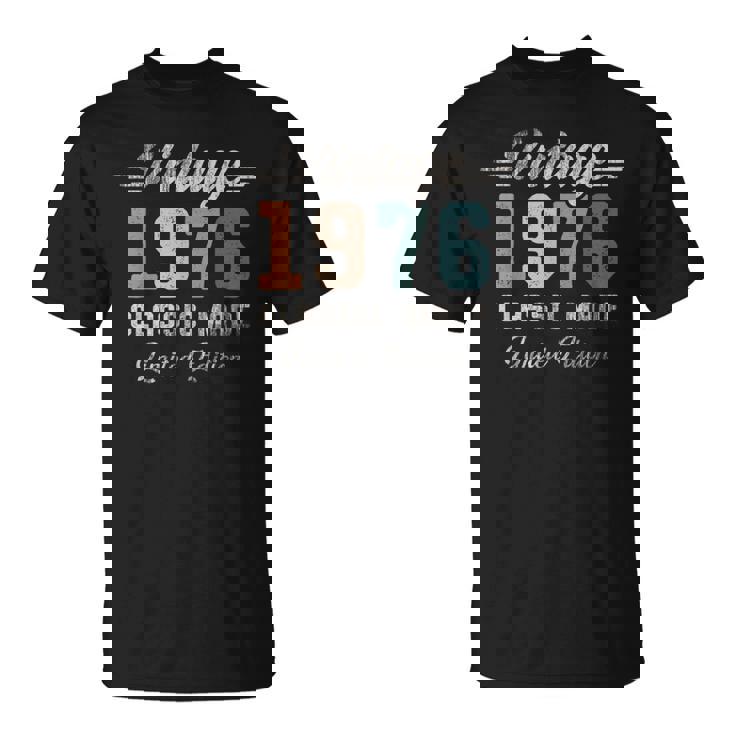 ヴィンテージ1976 50歳の誕生日クラシックカー Tシャツ