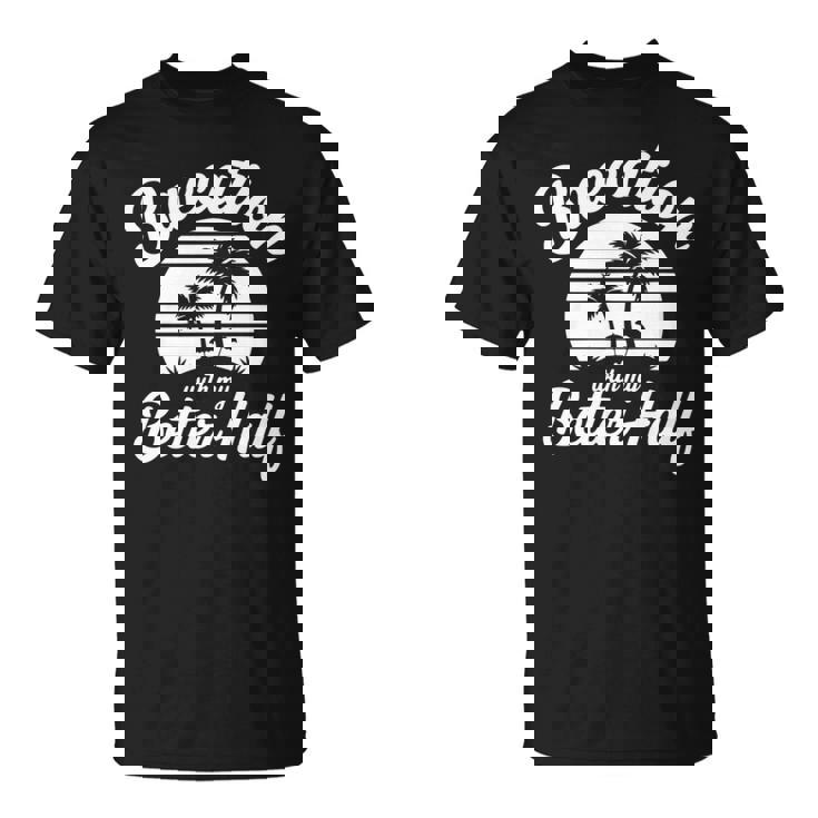 ヴィンテージbaecation With My Better ハーフマッチングカップル 長袖tシャツ Tシャツ