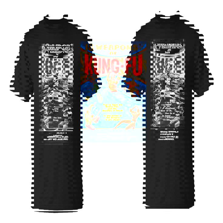 ヴィンテージカンフー格闘技映画レトロギフト Tシャツ