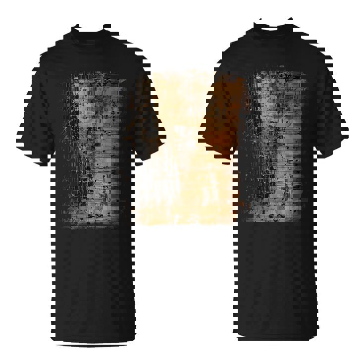 ヴィンテージ楽譜ノート–ピアニスト&ミュージシャングランジ Tシャツ