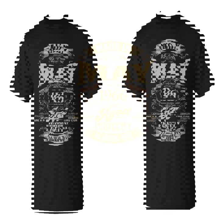 ヴィンテージ還暦伝説 1966年5月 60歳の贈り物 Tシャツ