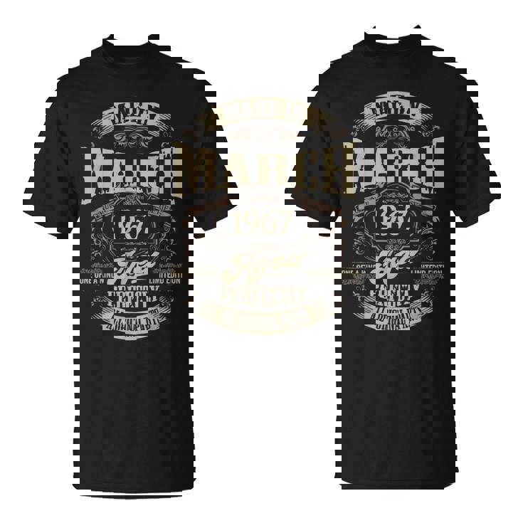 ヴィンテージ還暦伝説 1967年3月 60歳の贈り物 Tシャツ