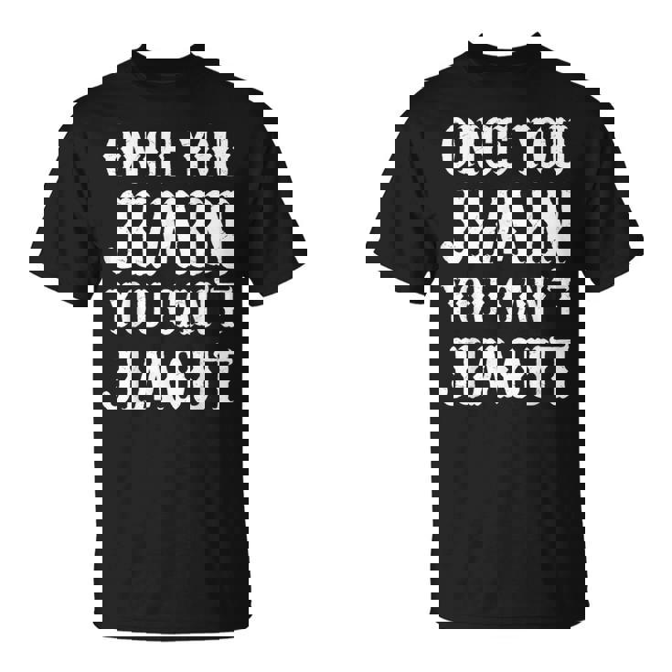 一度ジミンしたら、ジミンアウトはできない Tシャツ