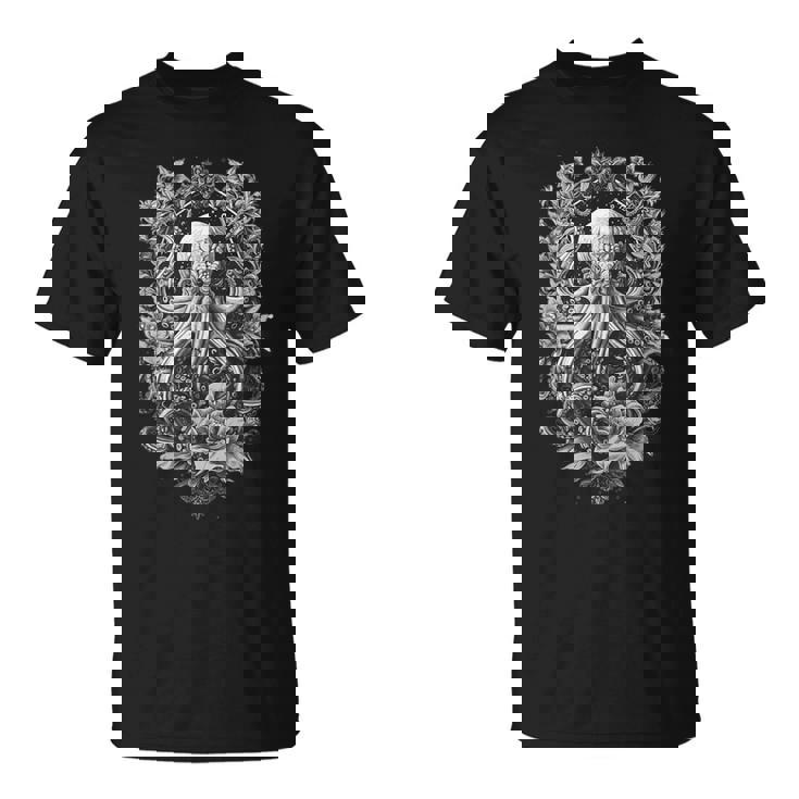 不思議なイカ・イカ・タコ Tシャツ