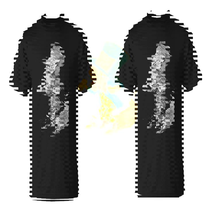不思議の国のアリス マッドハッター ヴィンテージイラスト Tシャツ
