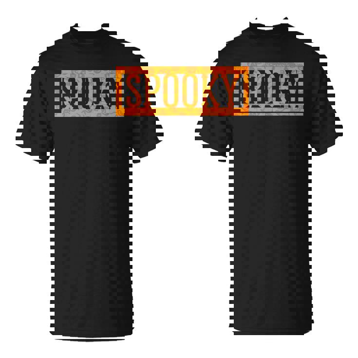 不気味なオレンジハロウィンパンプキン柄tシャツ Tシャツ