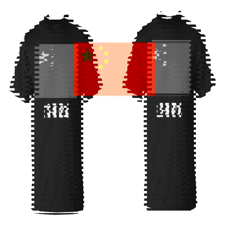 中国国旗シャツ Tシャツ