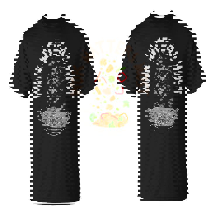 中華料理 アジアン 中華鍋 料理 食通 食品 ステートメント Tシャツ