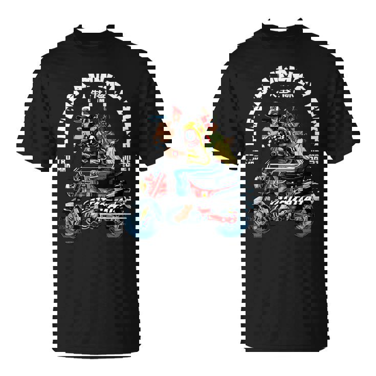 人生はモンキーバイク 長袖tシャツ Tシャツ