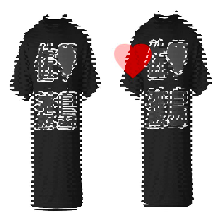 佐渡島・ラブ（I Love アイラブ）大きな文字 ハート Big【47都道府県】佐渡ヶ島 ジモティ お土産 面白 Tシャツ