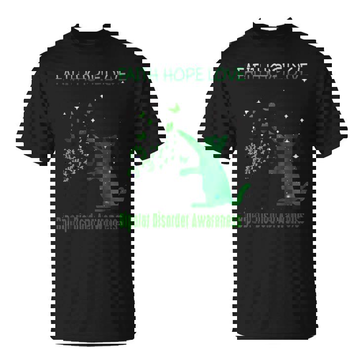 信仰希望愛双極性障害認識 Tシャツ