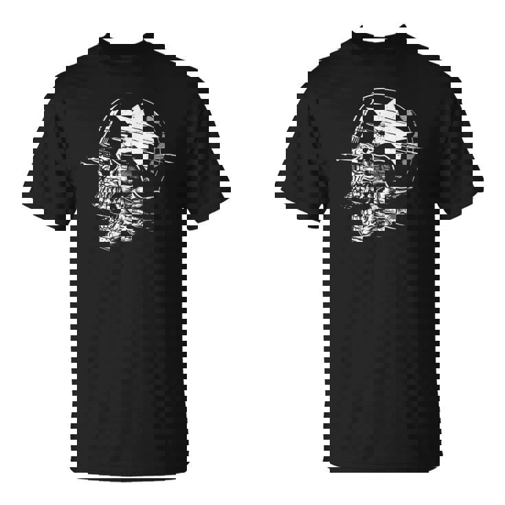 兵士 スカル スケルトン ミリタリー アーミー メモリアルデー 愛国心 Tシャツ