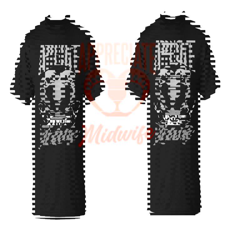 助産師に感謝する 格言集 助産 助産師 仕事 Tシャツ