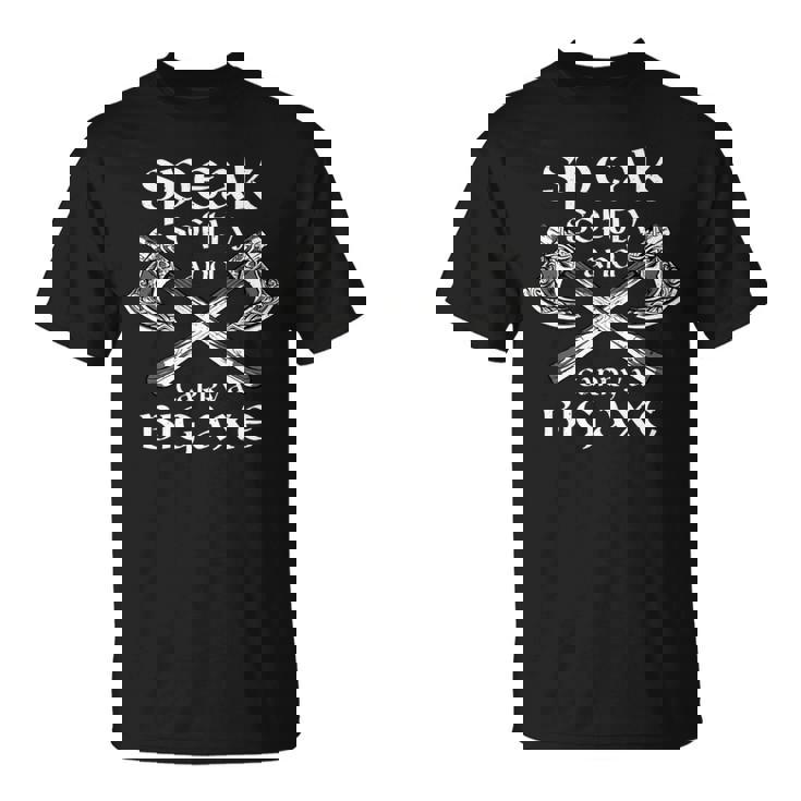 北欧戦士 衣装 バイキング 文化 バイキング 斧 北欧神話 長袖tシャツ Tシャツ