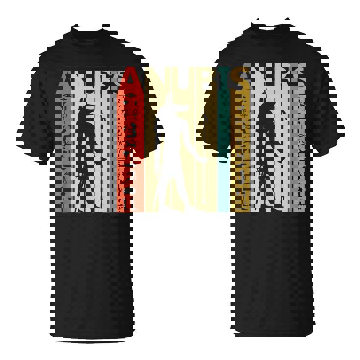 古代エジプト神アヌビスtシャツ ヒエログリフシャツギフト Tシャツ