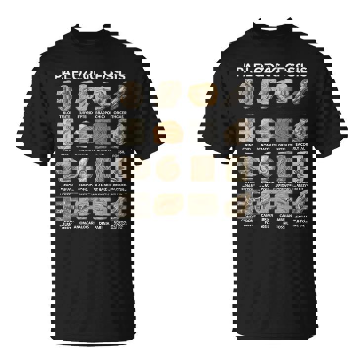 古生代化石チャート古生物学科学愛好家 Tシャツ
