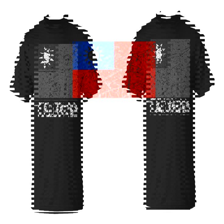 台湾国旗 アンティーク調 男性 女性 キッズ アジア 台湾 Tシャツ