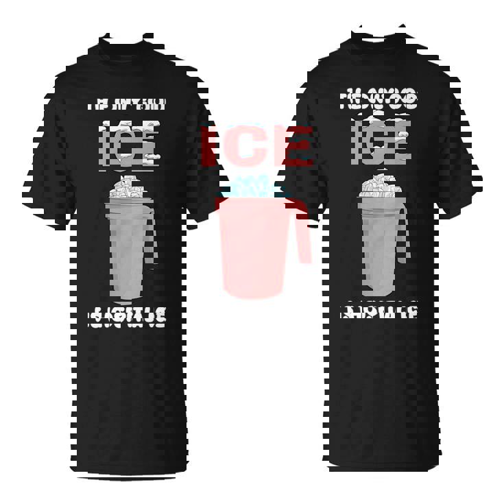 唯一の良い氷は病院の氷 長袖tシャツ Tシャツ