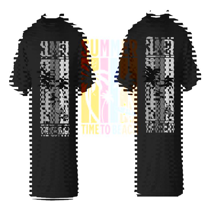 夏 Time To Beach クールバイブ Tシャツ