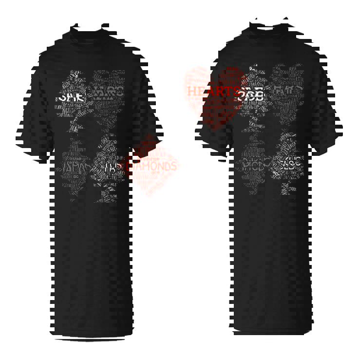 契約橋条件入札 重複カードゲーム Wordart Tシャツ