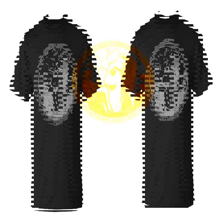 女神アテナと英雄ヘラクレス古代ギリシャ美術神話 Tシャツ