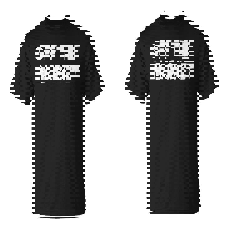 婚約者や既婚者のためのオフザマーケットtシャツ Tシャツ