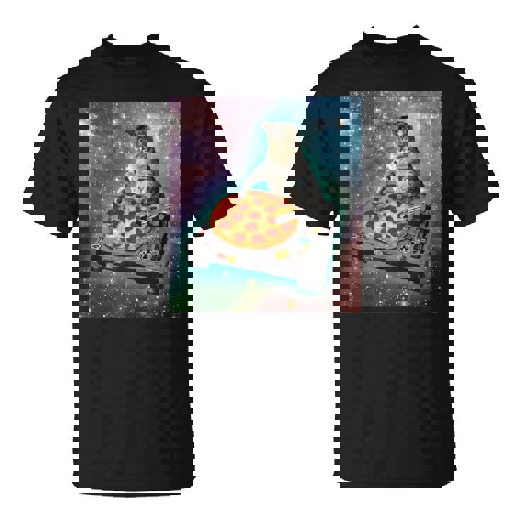 宇宙猫ピザミーム銀河宇宙キティ子猫面白いかわいいpace Cat Galaxy Universe Meme Tシャツ