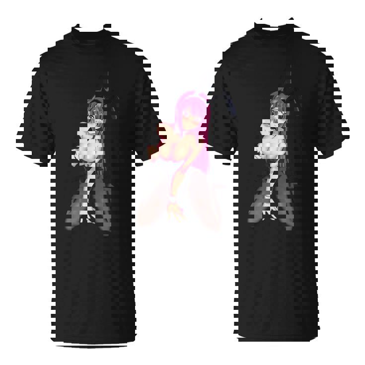 完璧なかわいい日本のアニメとマンガのカワイイバニーガール Tシャツ