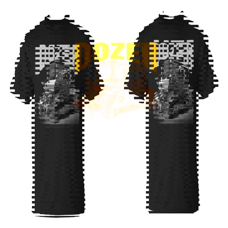 完璧な重機ブルドーザーtシャツ Tシャツ