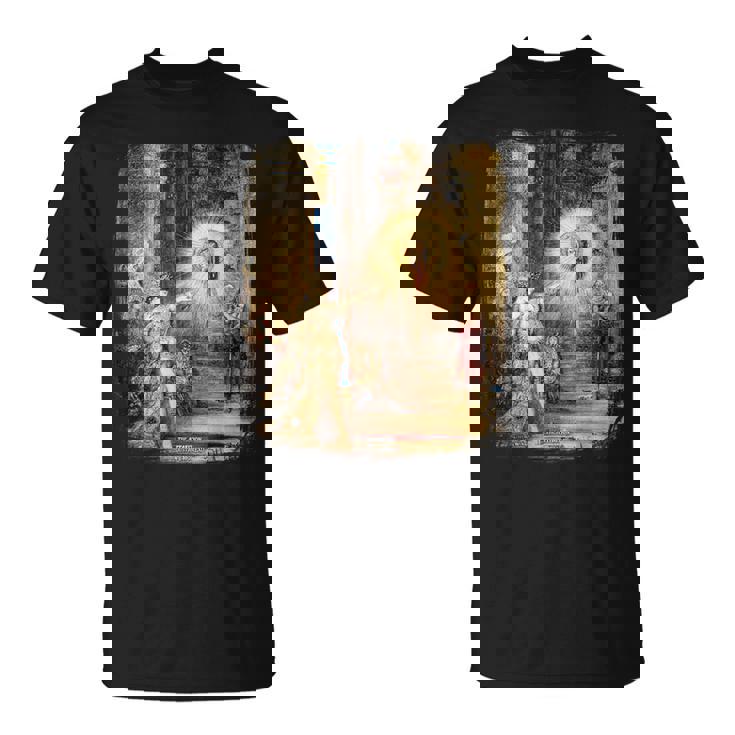 幻影ギュスターヴ・モロー不気味なホラー絵画アート Tシャツ