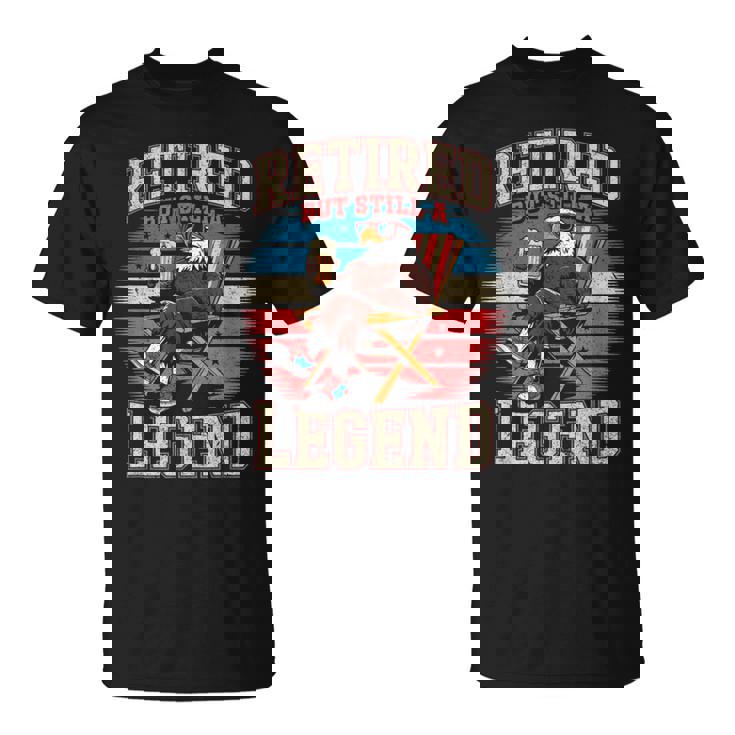 引退したがまだ伝説のイーグルとビールアメリカンスタイル Tシャツ