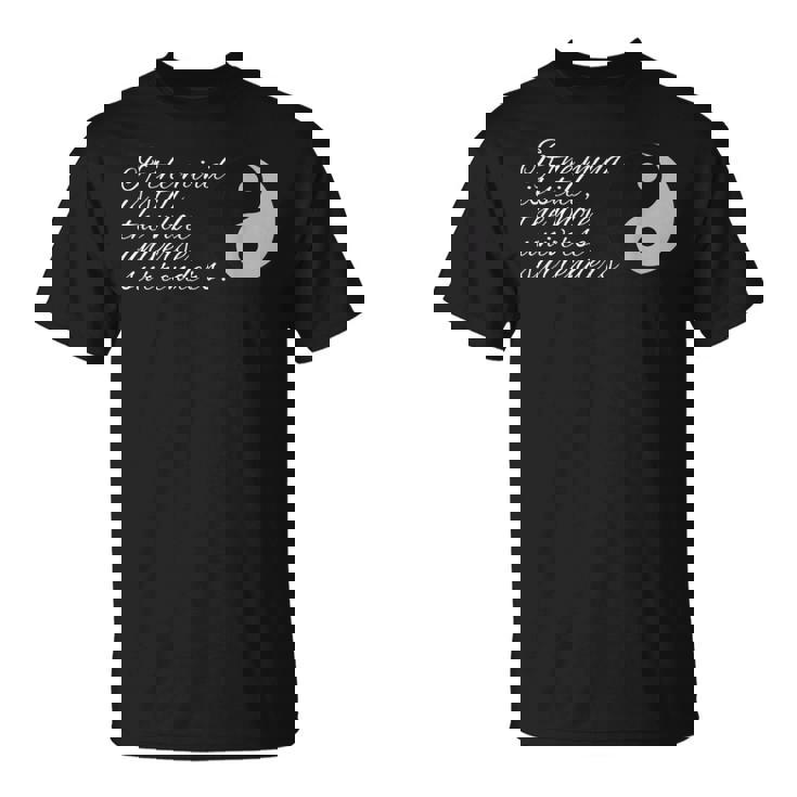 心が静まっていれば、宇宙全体が老子に降伏する Tシャツ