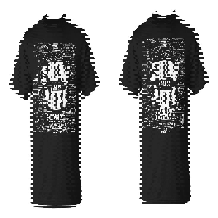 数学の先生に感謝の気持ちを伝えましょう。 長袖tシャツ Tシャツ