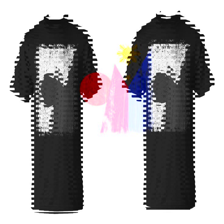 日本 フィリピン ハーフフラッグ 日本 フィリピン ジャージ Tシャツ