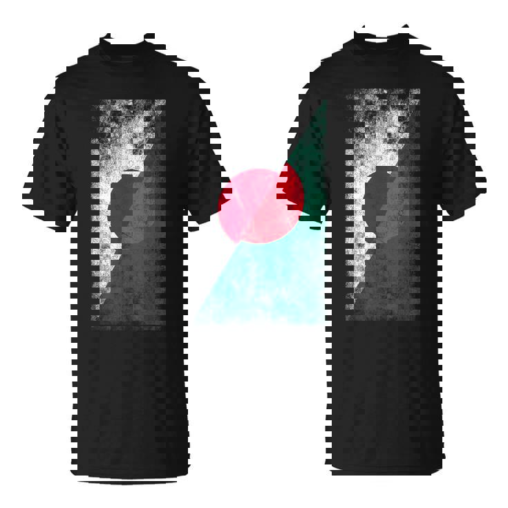 日本とバングラデシュの旗 日本のバングラデシュ Tシャツ