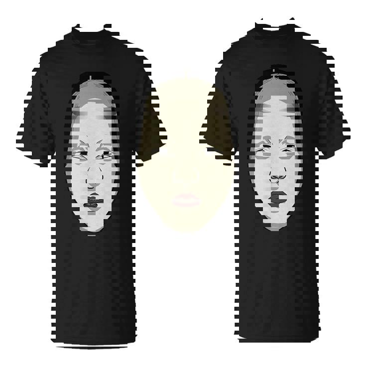 日本の能面 若女や若い女 Tシャツ