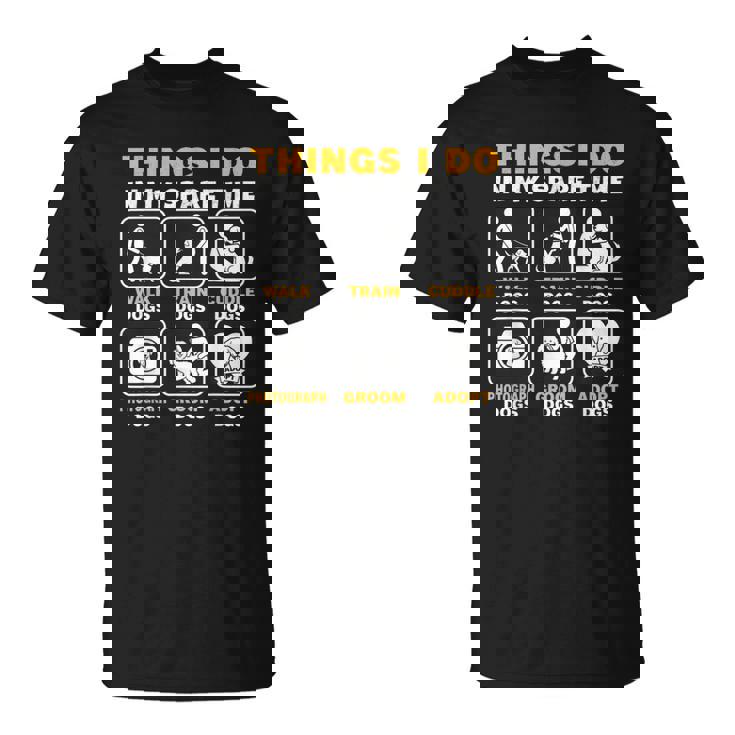 暇なときにすること犬を飼っている子犬、ペット Tシャツ