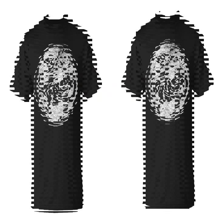 松かん 空手風シンボル 武道訓練 虎 Tシャツ