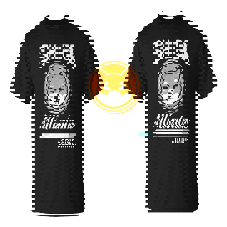 柴億万長者積載 おもしろトークンコイン 柴犬クリプト Tシャツ