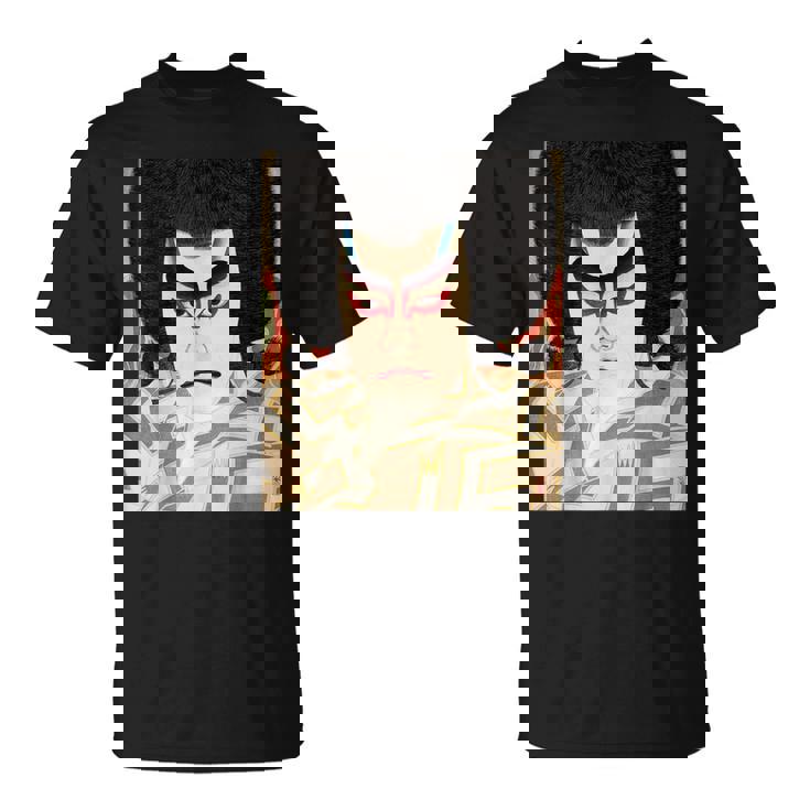 歌舞伎 かぶき 役者 日本美術 浮世絵 役者絵 名取春仙 二代目市川左団次の鳴神 Tシャツ