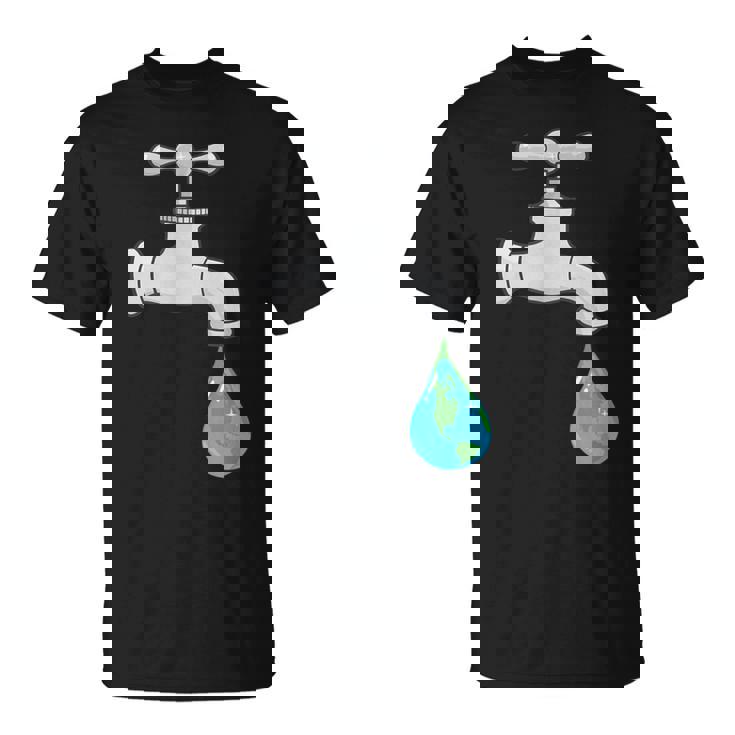 水道蛇口漏れ Tシャツ