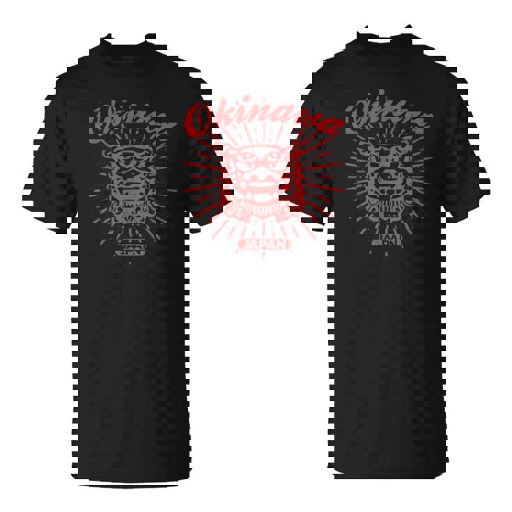 沖縄 那覇 伝統 シーサー ガーディアン ライオン 日本神話 Tシャツ