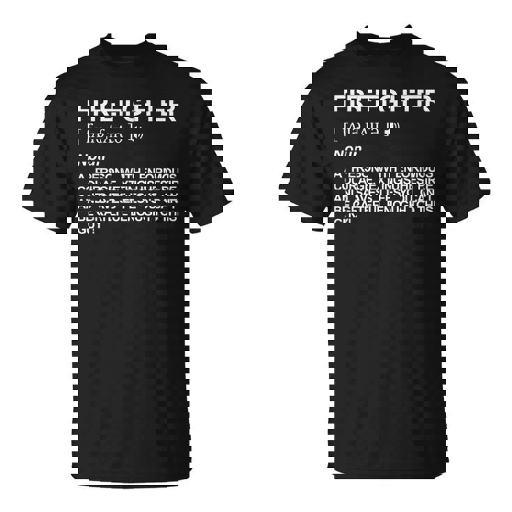 消防士の定義 Tシャツ