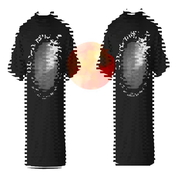 火星のオポチュニティ・ローバー オピー 宇宙探検 Tシャツ