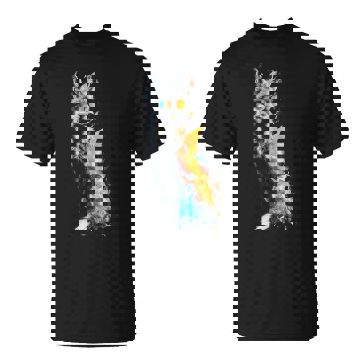 狐 長袖tシャツ Tシャツ