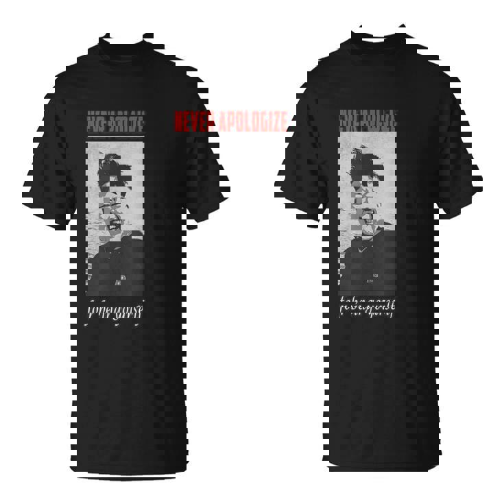 独裁者キム・ジョンウン・ティーは自分らしくいることを決して謝らない Tシャツ