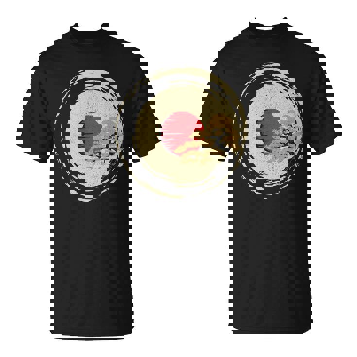 盆栽日本禅tシャツ 長袖tシャツ Tシャツ