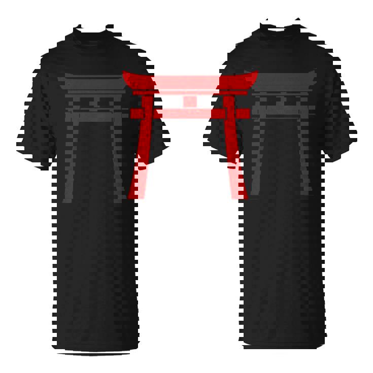 神戸鳥居門シンボル 神道日本門 Tシャツ